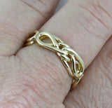 Custom: 14kt Yellow Gold Celtic Knot Ring