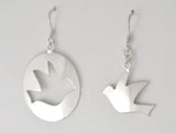 Custom: Dove Cutout Earrings