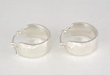 Custom: Hinged Faceted Hoop Earrings