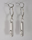 Custom: Simplicity Style Lever Back Earrings with Diamonds