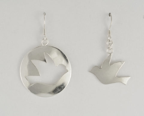 Custom: Dove Cutout Earrings