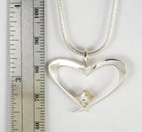 Custom: Heart Pendant with Diamond