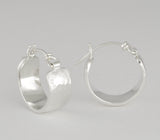 Custom: Hinged Faceted Hoop Earrings